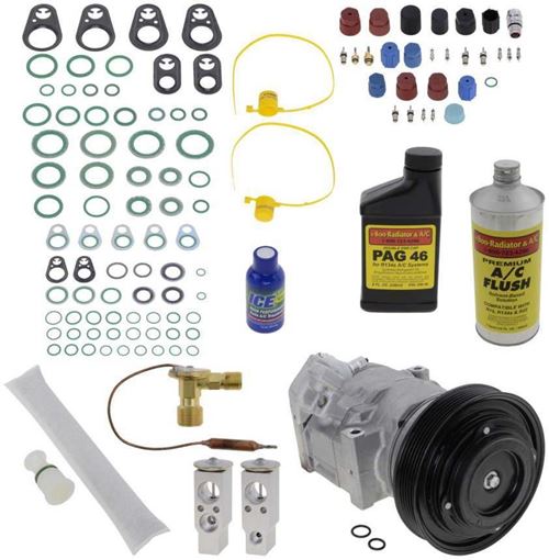 AC Compressor, Odyssey 08-10 A/C Compressor Kit, With Rear Air | Replacement REPH191145