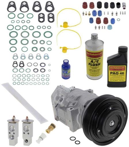 AC Compressor, Pilot 2008 A/C Compressor Kit, W/O Rear Air | Replacement REPH191146