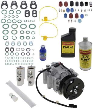 AC Compressor, Civic 06-07 A/C Compressor Kit, 1.8L, Coupe, W/3-Pin Connector | Replacement REPH191151