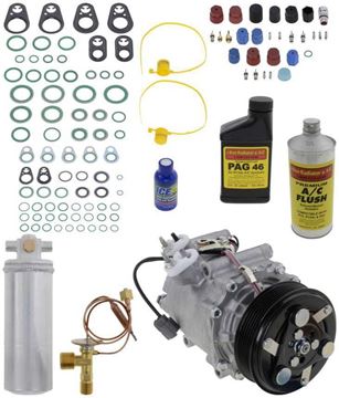 AC Compressor, Prelude 97-01 A/C Compressor Kit, 1-Pin Connector | Replacement REPH191156