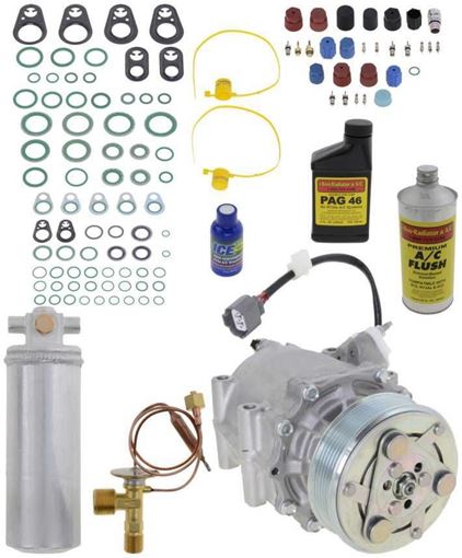 AC Compressor, Prelude 97-01 A/C Compressor Kit, 3-Pin Connector | Replacement REPH191157