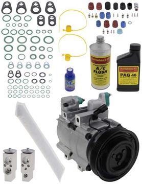 AC Compressor, Santa Fe 01-06 A/C Compressor Kit, 2.4L | Replacement REPH191159