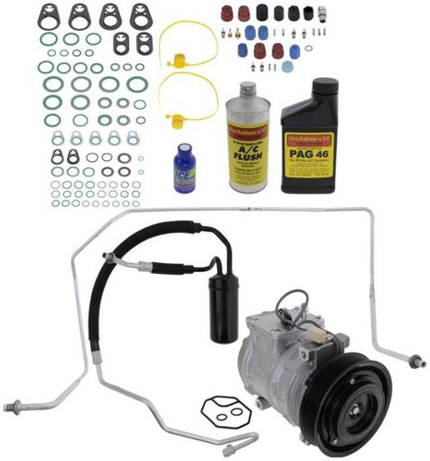 AC Compressor, Grand Cherokee 93-98 A/C Compressor Kit, V8 | Replacement REPJ191105