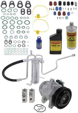 AC Compressor, Grand Cherokee 02-04 A/C Compressor Kit, 4.0L | Replacement REPJ191109