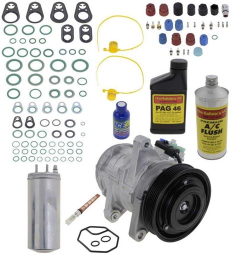 AC Compressor, Wrangler 03-06 A/C Compressor Kit, 4.0L | Replacement REPJ191112