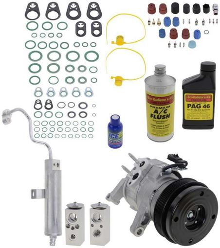 AC Compressor, Grand Cherokee 05-07 A/C Compressor Kit, 3.7/4.7L | Replacement REPJ191117