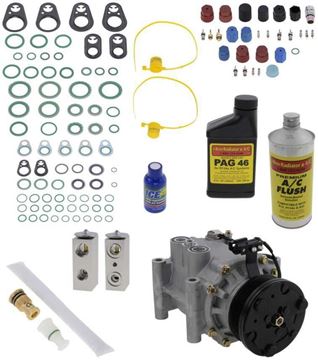 AC Compressor, Jaguar S-Type 03-08 A/C Compressor Kit, V8 | Replacement REPJ191121