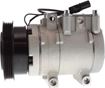 AC Compressor, Rio 01-03 A/C Compressor, New, 4-Groove Belt, 4.88 In. Pulley Dia., 2.7 In. Gauge Line A | Replacement REPK191104