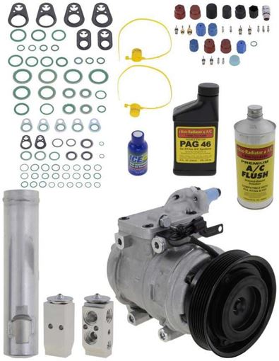 AC Compressor, Sportage 05-10 A/C Compressor Kit., 2.7L | Replacement REPK191108