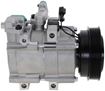 AC Compressor, Sonata 99-04/Santa Fe 01-06 A/C Compressor, 2.7L | Replacement REPK191111