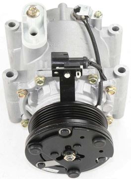 AC Compressor, Ls 00-06 / S-Type 03-08 A/C Compressor, V8, New, 6-Groove Belt, 1.6 In. Gauge Line A, Heat Switch | Replacement REPL191103