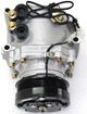 AC Compressor, Protégé 95-98 A/C Compressor, New, 4-Groove, 2.25 In. Gauge Line A, W/ Clutch | Replacement REPM191107