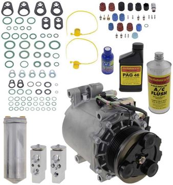 AC Compressor, Galant 00-03 A/C Compressor Kit, V6, With Square 4-Pin Connector | Replacement REPM191128