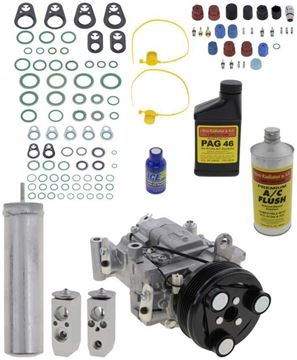 AC Compressor, Mazda3 06-09 A/C Compressor Kit, 2.0/2.3L, Non-Turbo | Replacement REPM191143