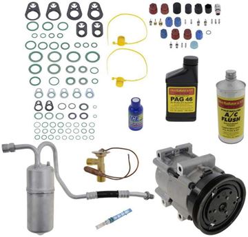 AC Compressor, Quest 99-02 A/C Compressor Kit, With Rear Air | Replacement REPN191113