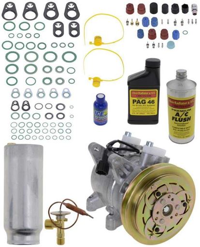 AC Compressor, Frontier 2001 A/C Compressor Kit, 2.4L, Until 07/01 | Replacement REPN191116