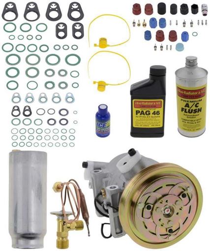 AC Compressor, Frontier 99-00 A/C Compressor Kit, 3.3L | Replacement REPN191119