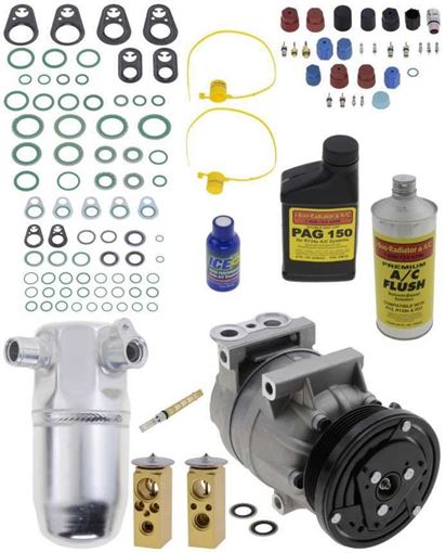 AC Compressor, Trans Sport 98-99 A/C Compressor Kit, 3.4L, With Rear Air | Replacement REPP191106