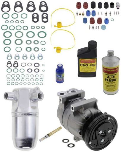 AC Compressor, Montana 99-00 A/C Compressor Kit, 3.4L, W/O Rear Air | Replacement REPP191109