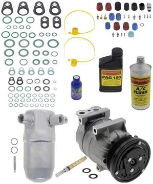 AC Compressor, Grand Am 1999 A/C Compressor Kit, 3.4L | Replacement REPP191115