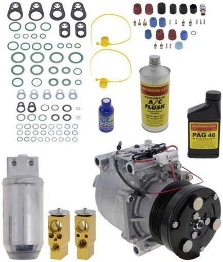 AC Compressor, Saab 9-3 99-02 A/C Compressor Kit, 4Cyl | Replacement REPS191106