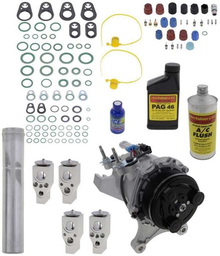 AC Compressor, Relay 06-07 A/C Compressor Kit, 3.9L, With Rear Air | Replacement REPS191116