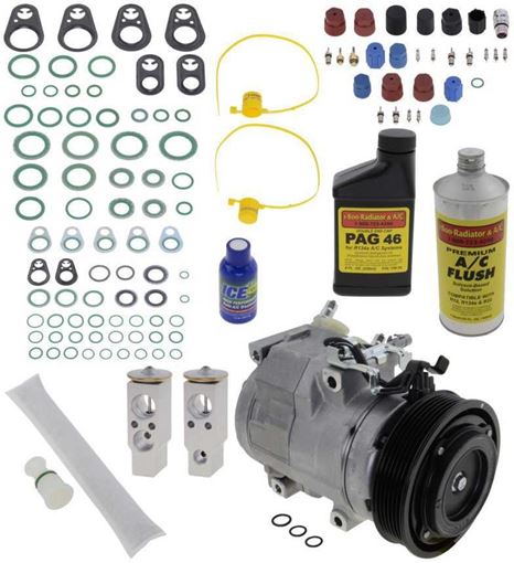 AC Compressor, Sienna 04-05 A/C Compressor Kit, W/O Rear Air | Replacement REPT191125