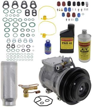 AC Compressor, Corolla 89-92 / Pickup 89-93 A/C Compressor Kit,1.6/2.4L, 4-Groove Pulley | Replacement REPT191127