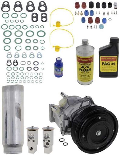 AC Compressor, Solara 2002 A/C Compressor Kit, 4Cyl | Replacement REPT191136