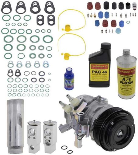 AC Compressor, Sequoia 01-07 A/C Cmpressor Kit, W/O Rear Air | Replacement REPT191137