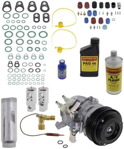 AC Compressor, Sequoia 01-07 A/C Copmressor Kit, With Rear Air | Replacement REPT191147