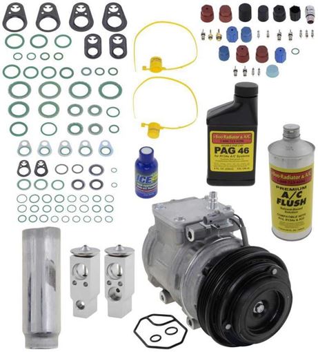 AC Compressor, Tundra 2004 A/C Compressor Kit, Crew Cab | Replacement REPT191148