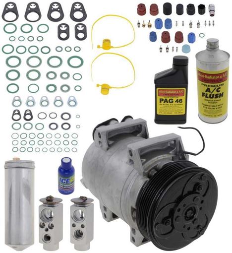 AC Compressor, S80 01-06 A/C Compressor Kit, From Ch# 86698 (1"" Thick Rear Housing) | Replacement REPV191109