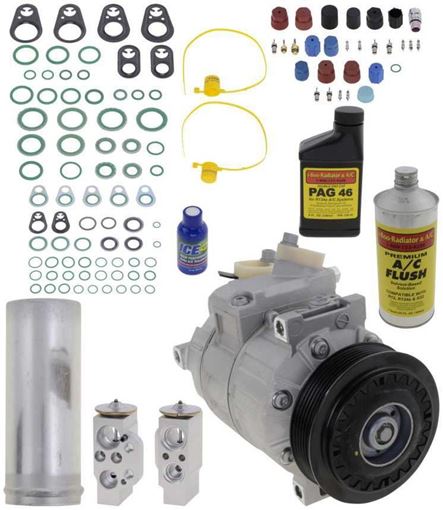 AC Compressor, Golf 2006 A/C Compressor Kit, 2.0L | Replacement REPV191111