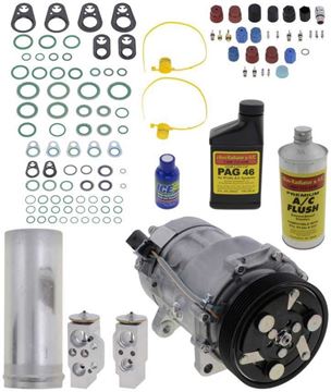 AC Compressor, Jetta 06-11 A/C Compressor Kit, 4 Cyl, Old Body Style | Replacement REPV191113