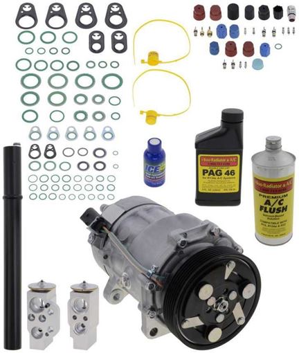 AC Compressor, Jetta 06-11 A/C Compressor Kit, 4 Cyl, New Body Style | Replacement REPV191114