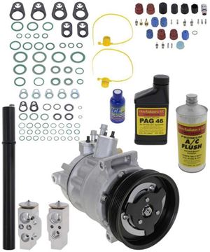 AC Compressor, Jetta 06-11 A/C Compressor Kit, 2.5L, 5 Cyl | Replacement REPV191116