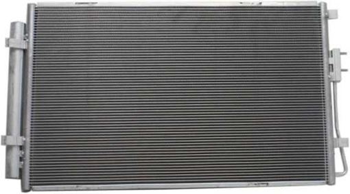 AC Condenser, Santa Fe 13-17 A/C Condenser, Turbo, (Sport Model, 2.4L Eng) | Kool Vue KVAC4227