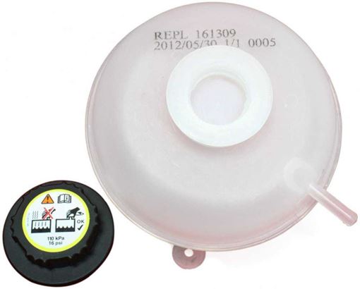 Land Rover Coolant Reservoir-Factory Finish, Plastic | Replacement REPL161309