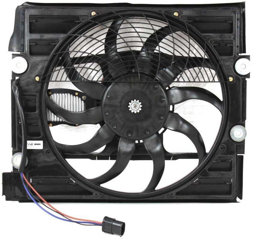 BMW Cooling Fan Assembly-Single Fan, A/C Condenser Fan | Replacement ...