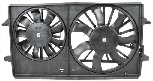 Pontiac, Chevrolet, Saturn Cooling Fan Assembly-Dual fan, Radiator Fan | Replacement ARBTC160901