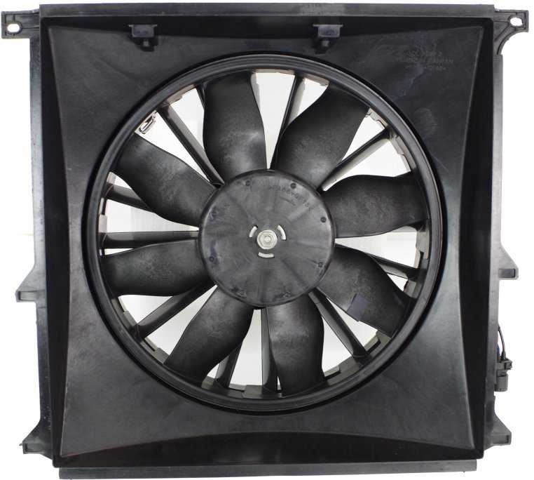 BMW Cooling Fan Assembly-Single Fan, A/C Condenser Fan | Replacement ...