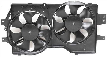 Plymouth, Dodge, Chrysler Cooling Fan Assembly-Dual fan, Radiator Fan | Replacement D160908