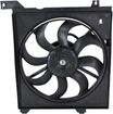 Kia Driver Side Cooling Fan Assembly-Single fan, Radiator Fan | Replacement K160912