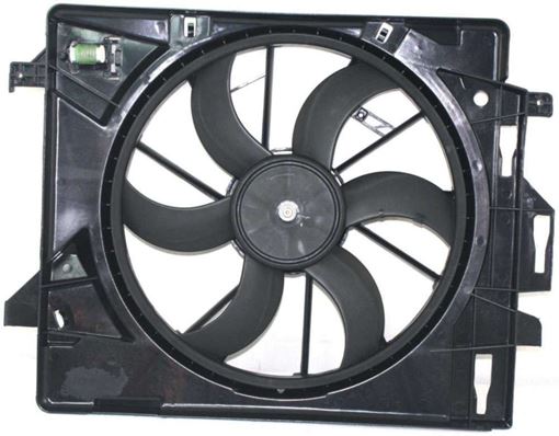 Dodge Cooling Fan Assembly-Single fan, Radiator Fan | Replacement REPD160901