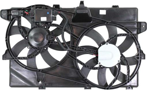 Lincoln, Ford Cooling Fan Assembly, Edge 07-14/Mkx 07-15 Radiator Fan Assembly, Dual, (Exc. 2.0L Eng.), W/O Towing Pkg | Replacement REPF160902