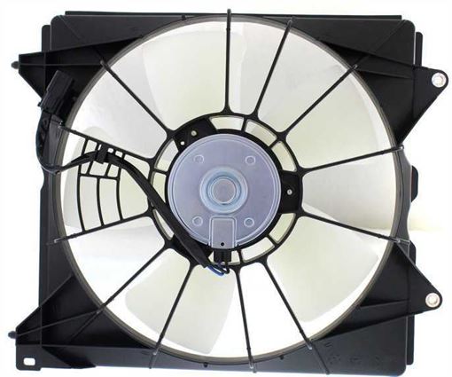 Honda Driver Side Cooling Fan Assembly-Single fan, Radiator Fan | Replacement REPH160942