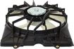 Honda Driver Side Cooling Fan Assembly-Single fan, Radiator Fan | Replacement REPH160966