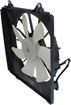 Honda Passenger Side Cooling Fan Assembly-Single fan, A/C Condenser Fan | Replacement REPH160970