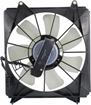 Honda Passenger Side Cooling Fan Assembly-Single fan, A/C Condenser Fan | Replacement REPH160970